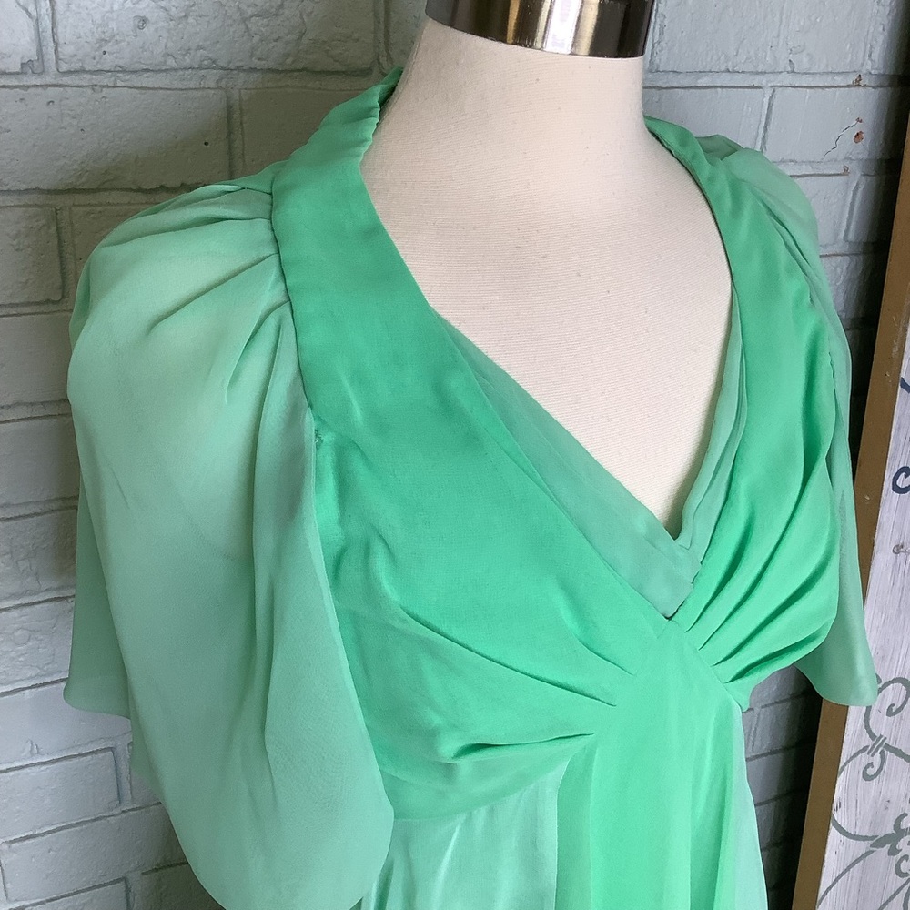 Vintage Flowy Fairy Princess Layered Chiffon Dress - Picture 14 of 16